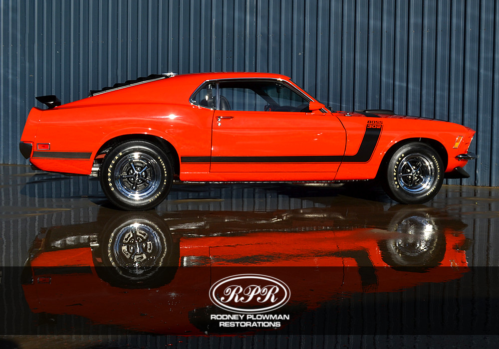 Thoroughbred BOSS 302 Orange Side Award Winner Rodney Plowman Restorations